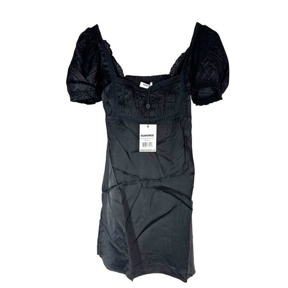 Rumored Napa Valley Mini Little Black Party Night Out Dress Size Small - Picture 4 of 13